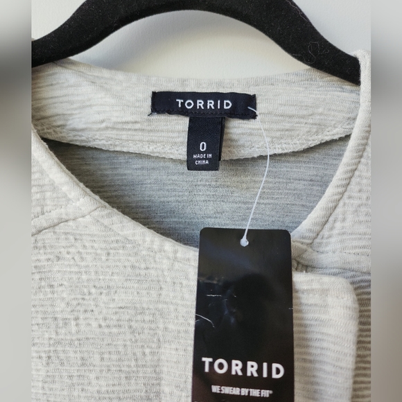 Torrid Moto Knit Crop Jacket NWT Size Large 12 torrid 0 - Picture 4 of 7